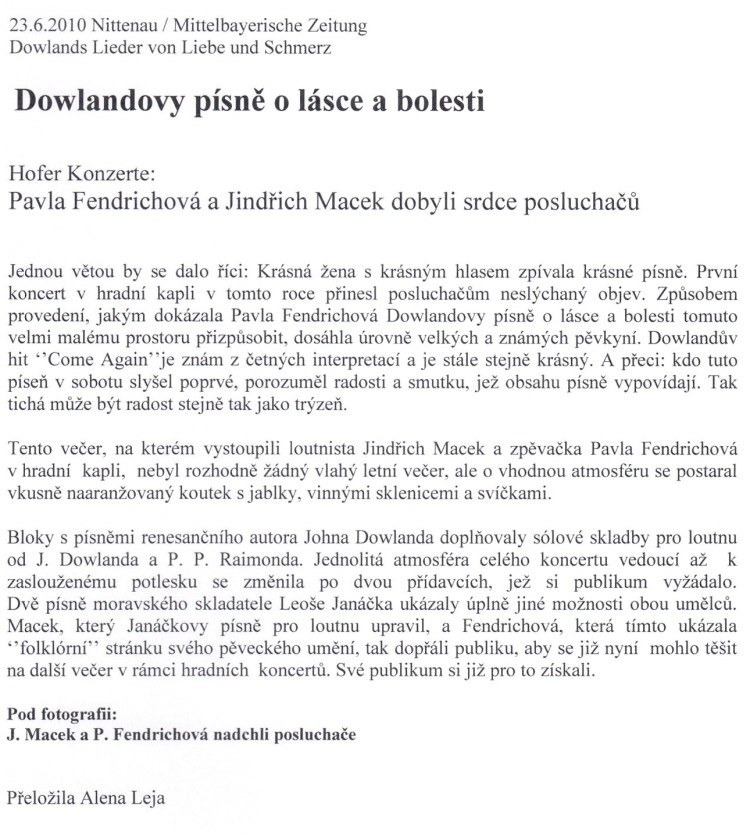 Mittelbayerische Zeitung - český překlad
